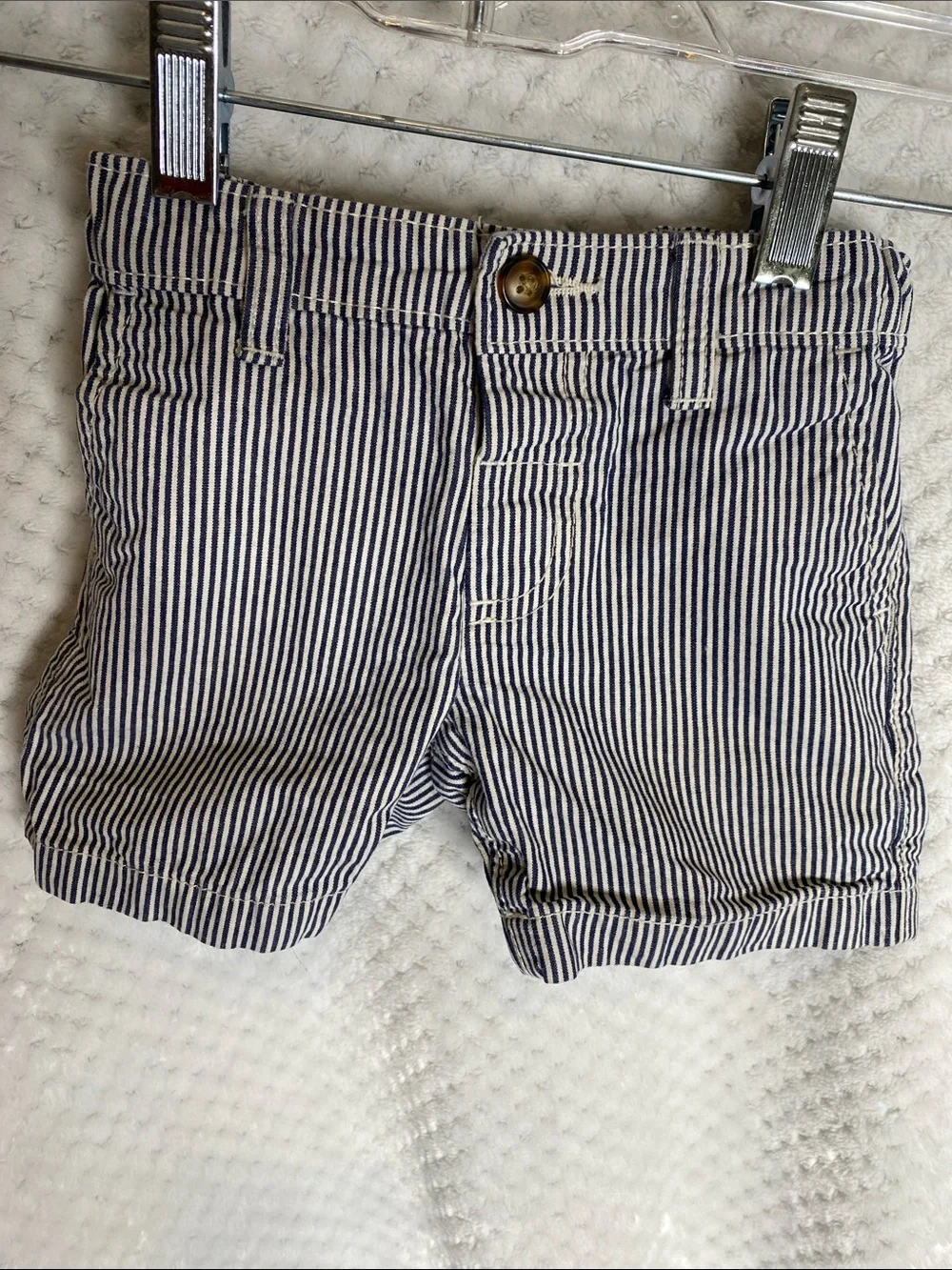 Carter’s Striped Navy blue and White Shorts